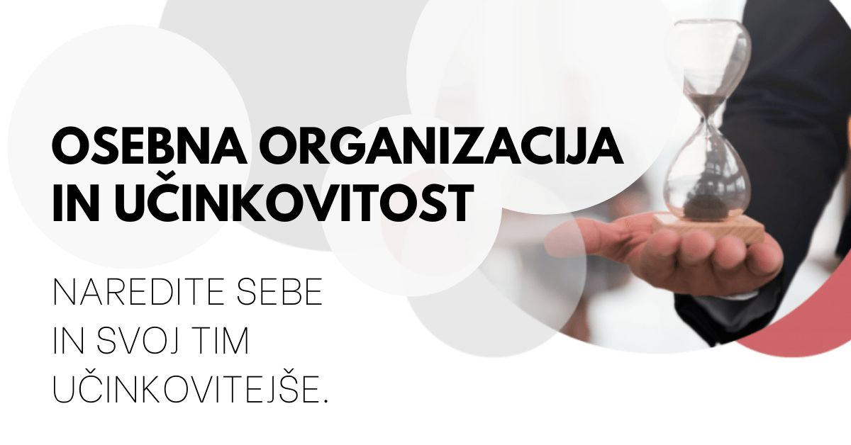 Seminar: Osebna organizacija in učinkovitost 1 Seminar: Osebna organizacija in učinkovitost